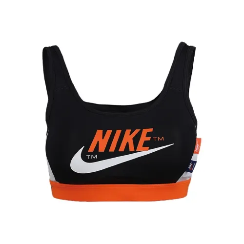 NIKE Dri Fit Черный Белый Оранжевый Женское Спортивное Белье