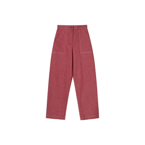 Maison Mai Джинсы Женские Алый