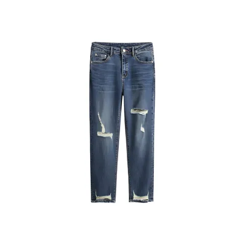 RANYUCHUN Blue Women's Jeans RANYUCHUN Синий Женские Джинсы