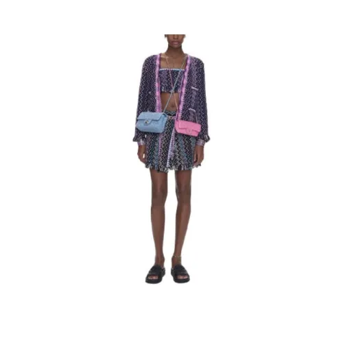 CHANEL Многоцветные Женские Повседневные Короткие Юбки