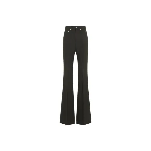 RICK OWENS Женские джинсы лесного зеленого цвета
