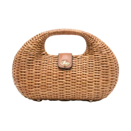 CULT GAIA Солома Сумка Женская Миндально-Бежевая