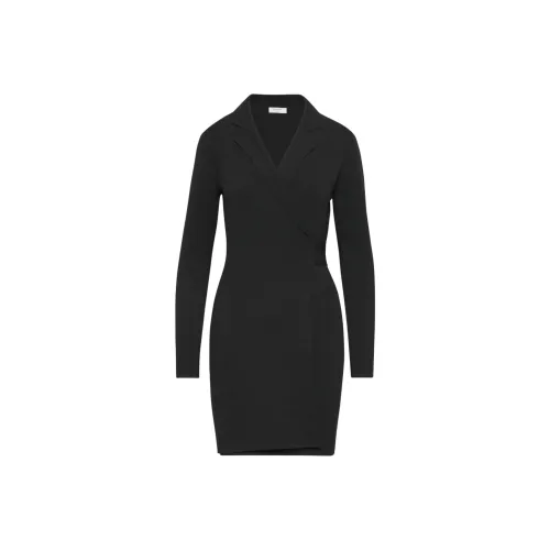 ARITZIA FW24 BABATON Annex Платье Длинное с длинными рукавами Платье Женское Черный Черный