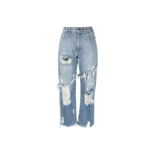 Just Cavalli Синие Женские Джинсы