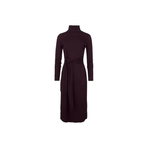 Ralph Lauren Red Женские Длинные Рукава Платья