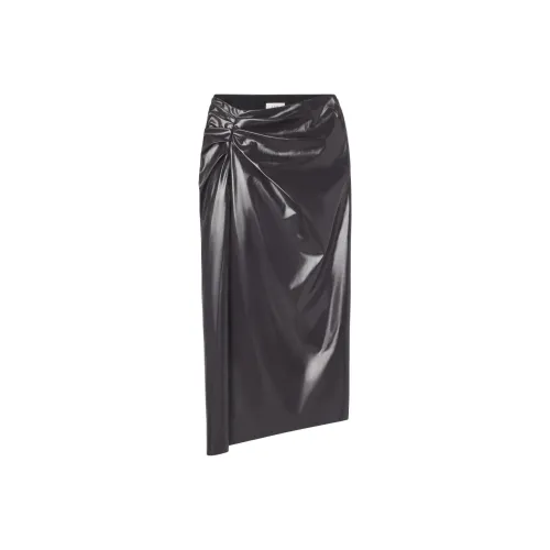 A.L.C. Кожа Длинный Юбка Женские Дымчато-серый