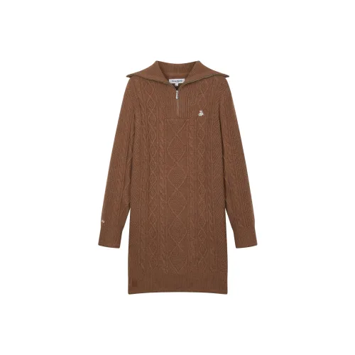 Teenie Weenie Длинное платье с длинными рукавами женское