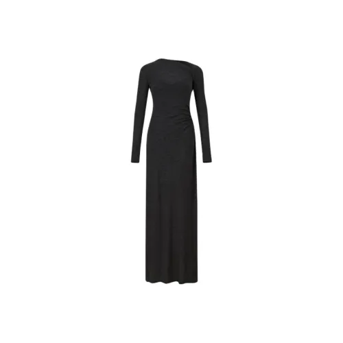 ZHIZHI Длинное платье с длинными рукавами женское