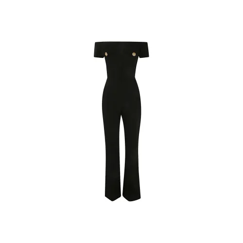 BALMAIN Черные Женские Комбинезоны