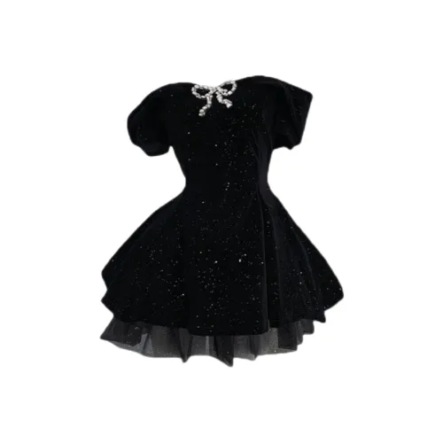 ABBY GODDESS Короткое платье с короткими рукавами женское