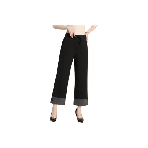 YAYA Пуховые Утеплённые Брюки Женские Черные