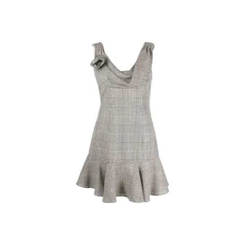 Alessandra Rich Без рукавов Платье Женское Серое