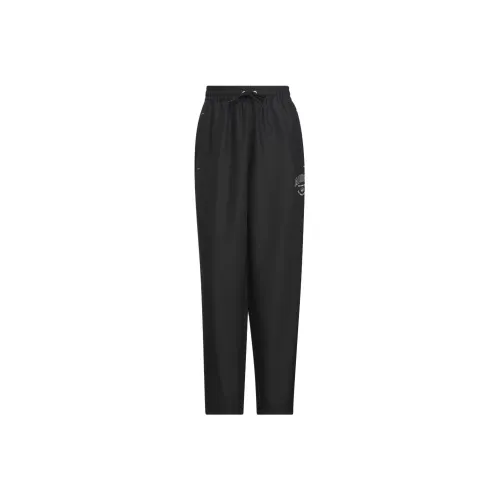 Adidas Originals Логотип TWIST TRACK TRACKSUIT Низ Вязаные Тренировочные Штаны Женские Черные