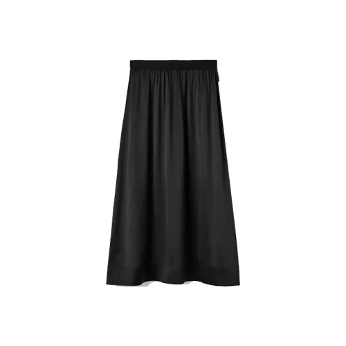 TOTEME Черная Женская Повседневная Длинная Юбка