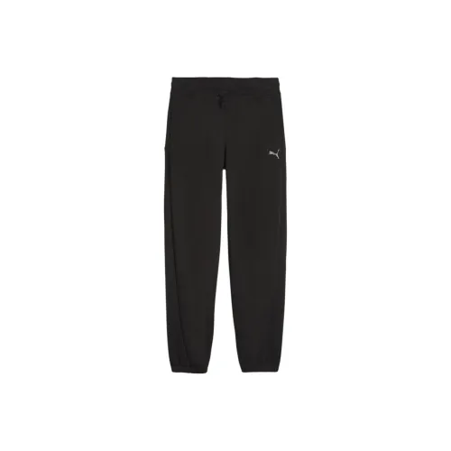 PUMA Motion Вязаные Спортивные Штаны Женские Черные