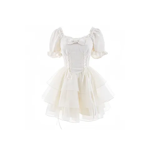 KYKW Короткий рукав Платье Женское