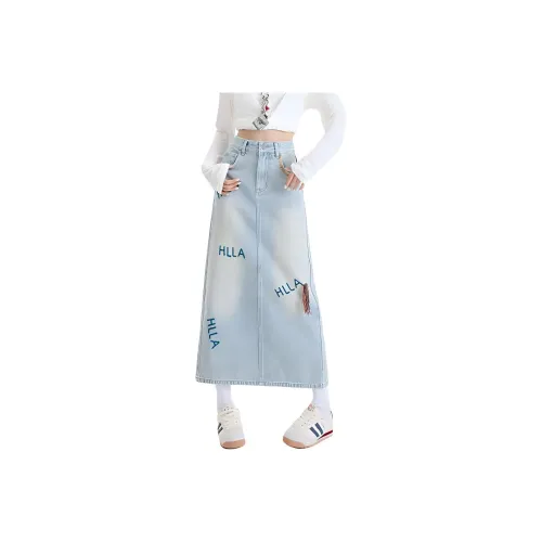 Jonas Wagell Denim Long Skirt Women's Light Blue Джонс Вагелл Деним Длинная Юбка Женская Светло-Синий