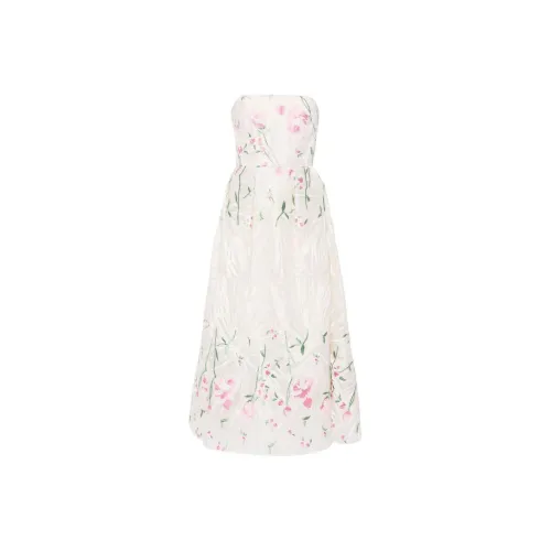 ELIE SAAB Сливочные Женские Платья без рукавов