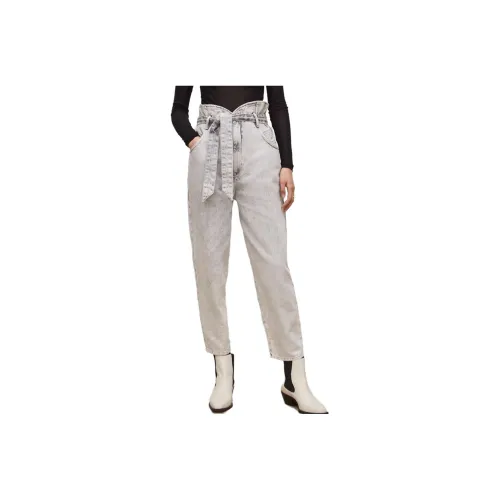 ALLSAINTS Снежно-серые Женские Джинсы