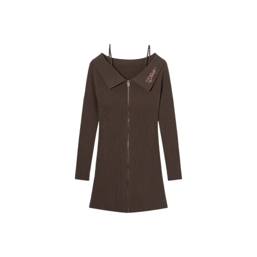 EPTISON WOMAN Длинное платье с длинными рукавами для женщин