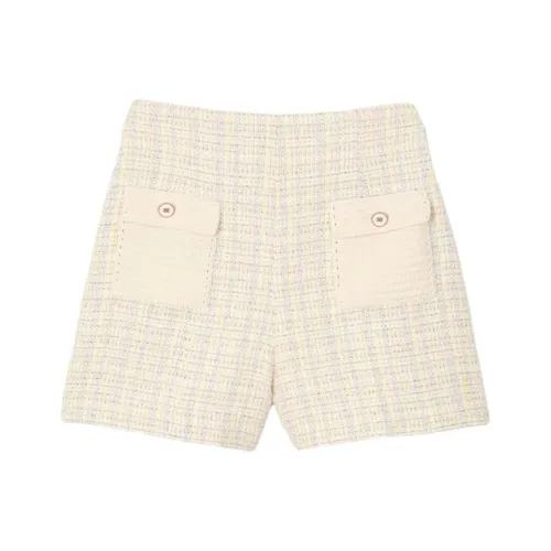 Sandro Chinese New Year Series Повседневные шорты Женские Желтые