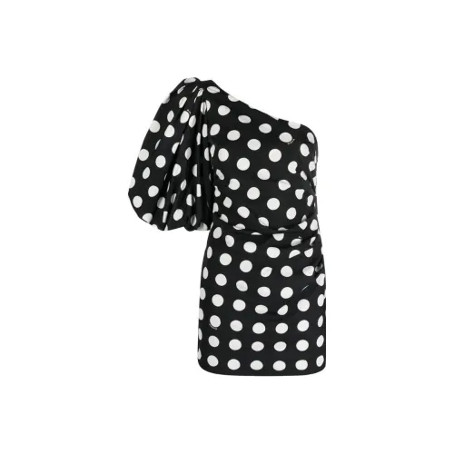 PINKO Черное Женское Короткое Платье с Рукавами