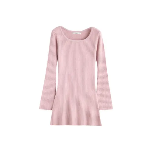 Tonlion Длинное платье с длинными рукавами женское