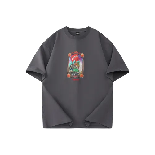 Kawasaki x SHENZHENYISHUJIAPANJIAN LIANMINGKUAN T-Shirt Унисекс Темно-серый