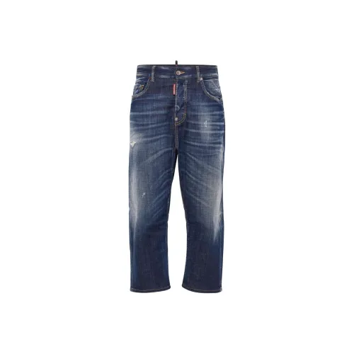 DSQUARED 2 SS24 Джинсы Женские Морской Синий