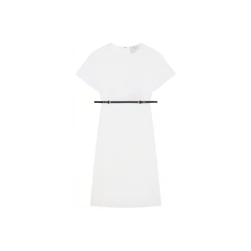 GIVENCHY SS24 Короткое платье с короткими рукавами женское белое