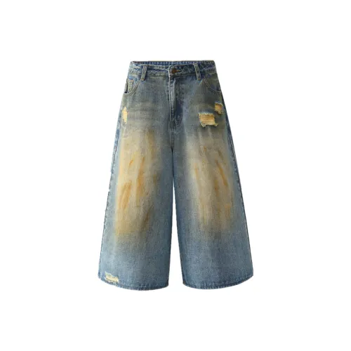 ZAVK Джинсы Женские Грязь Светло-Синий