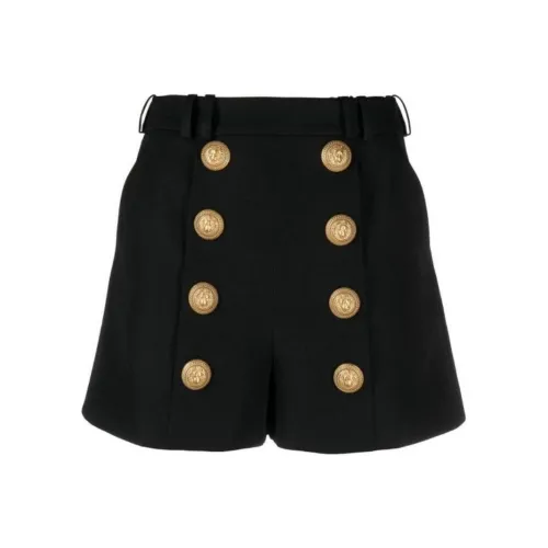 BALMAIN Черные Женские Повседневные Шорты