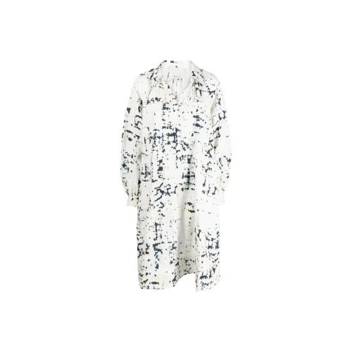 3,1 PHILLIP LIM Белое Женское Длинное Платье с Рукавами