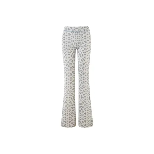 I.AM.GIA BLARE TRACKPANT Вязаные спортивные брюки женские с леопардовым принтом