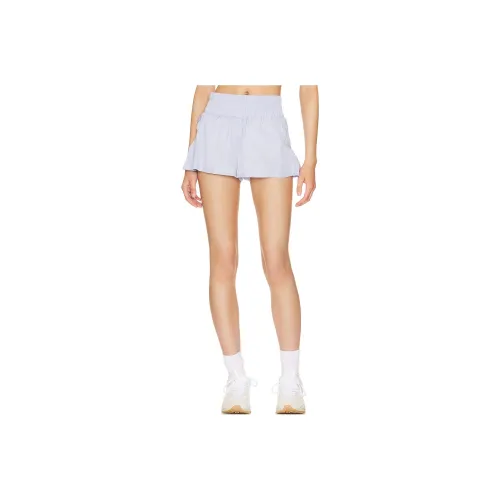 FREE PEOPLE Повседневные шорты женские фиолетовые