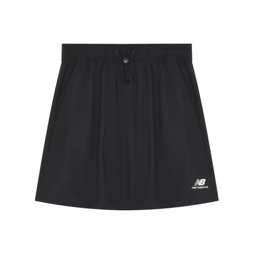 New Balance совместный бренд IU Повседневные короткие юбки Женские Черный