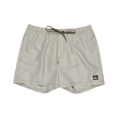 Quiksilver Серые Мужские Плавательные Шорты