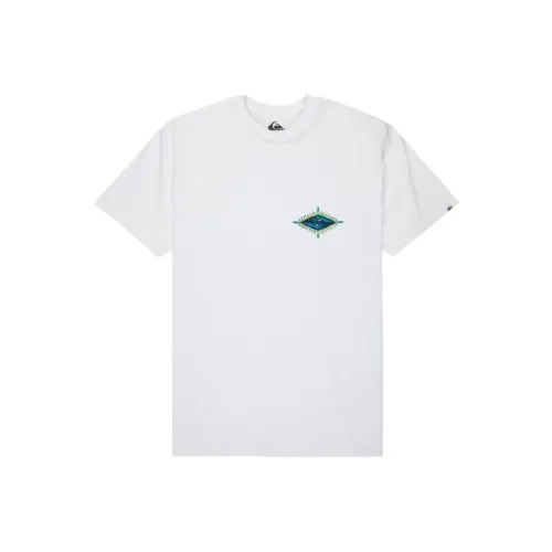 Quiksilver Белый WBB0 Мужская T-рубашка