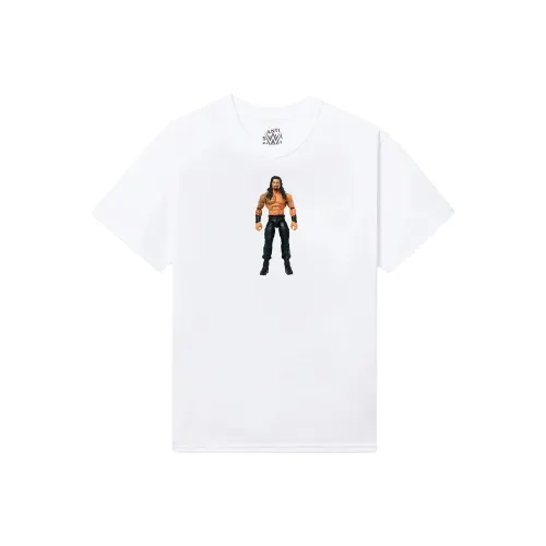 ANTI SOCIAL SOCIAL CLUB WWE Collaboration Белая Унисекс Футболка