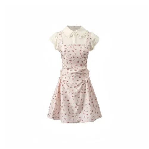 MISTVB Короткий рукав Платье Женское