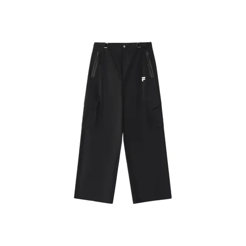 FILA FUSION URBAN TECH Карго Брюки Женские Глубокий Черный