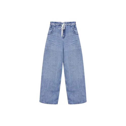 ISABEL MARANT ETOILE Светло-синие Женские Джинсы