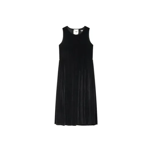 DKNY Черные Женские Платья без рукавов