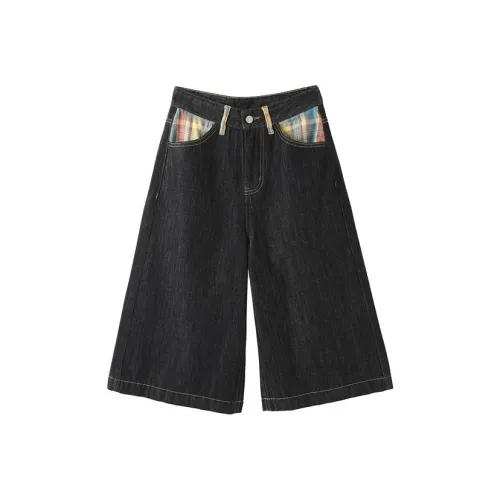 HUINIAN Темно-синие Женские Джинсы