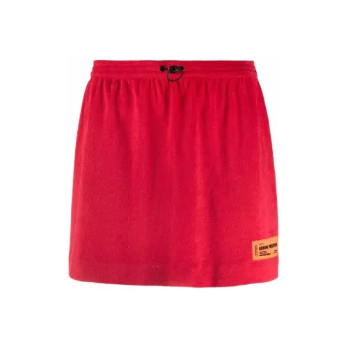 HERON PRESTON Red Женские Повседневные Короткие Юбки