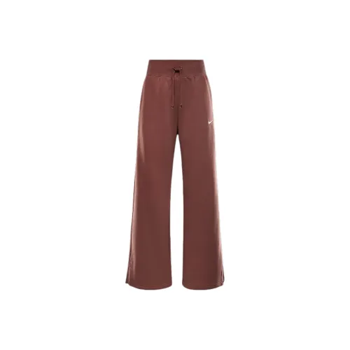 nike Sportswear Вязаные Тренировочные Штаны Женские Красный Коричневый
