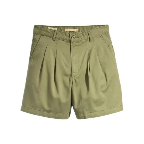 Levi's Повседневные шорты Женские Зеленые