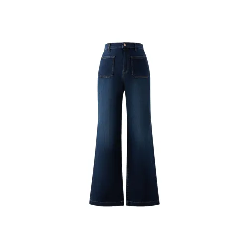 E.land Джинсы Женские Темный Деним 57D Индиго