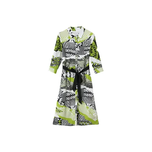 H YXIANG Длинное платье с длинными рукавами женское африканский геометрический