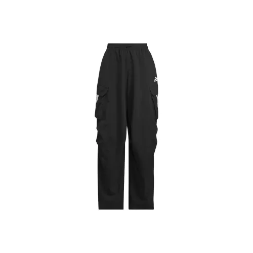 Adidas Climacool Ткани вязаные Tracksuit Bottoms Брюки карго Женские Черный